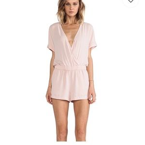 BCBG Quincy Romper In Dusty Pink